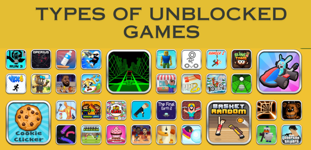 Types of unblocked games