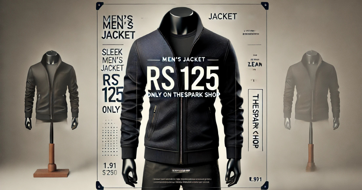 Rs 125 only on thespark shop men jackets: